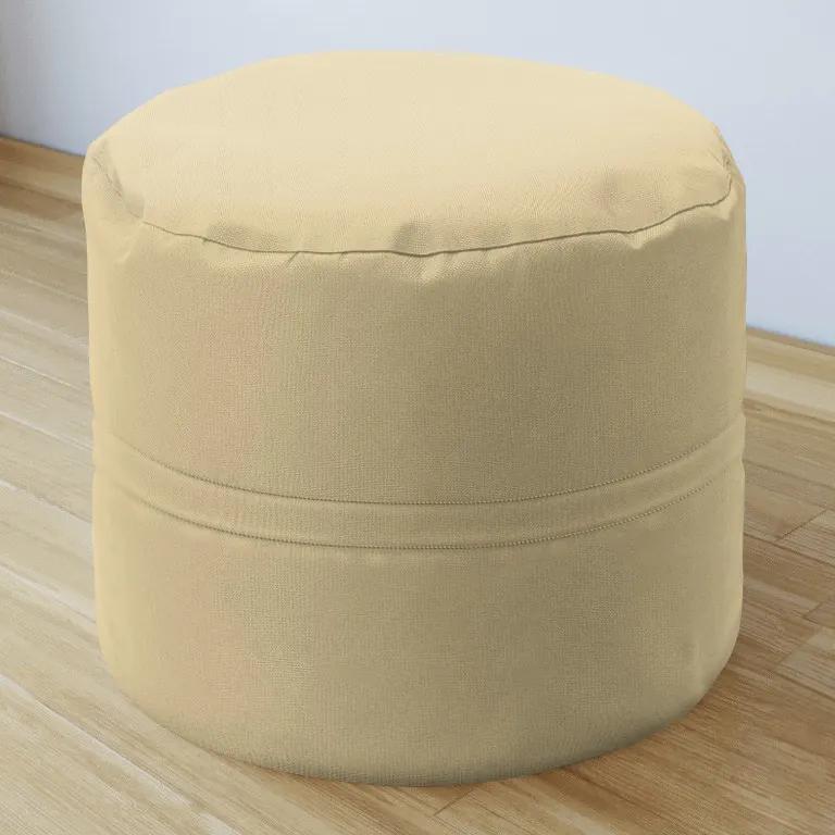 Goldea bavlnený sedacie bobek 50x40 cm - béžový 50 x 40 cm