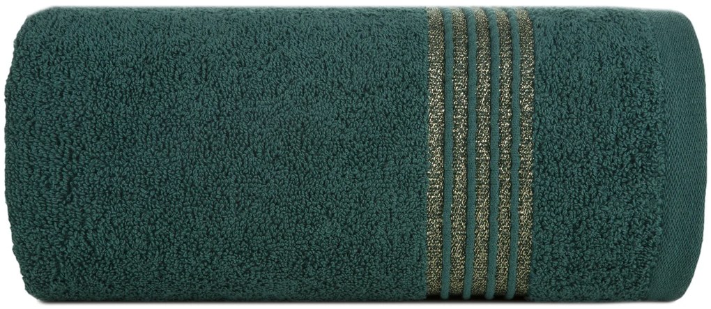 BAVLNENÝ UTERÁK LILA 30X50 CM TMAVOZELENÁ