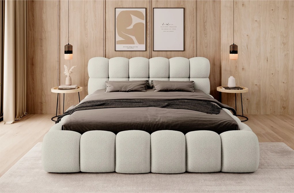 Čalúnená posteľ LEA 180 x 200 v látke Quelle 3