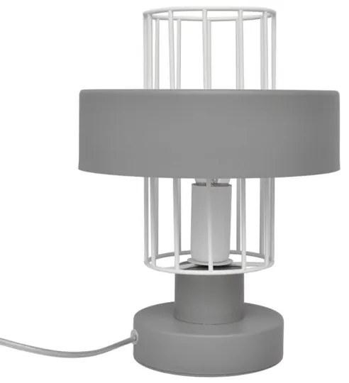 Stolná lampa VOLTA 1xE27/15W/230V šedá