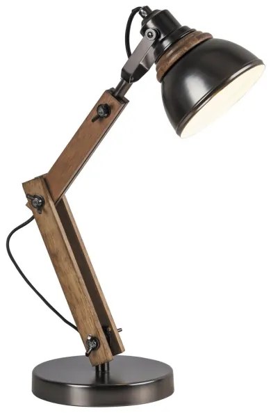 Rabalux 4199 - Stolná lampa AKSEL 1xE14/15W/230V čierna