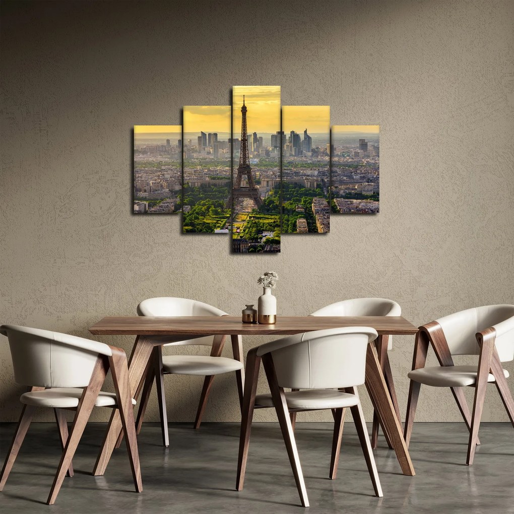 Obraz - Panoráma Paríža (150x105 cm)