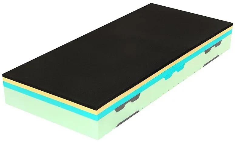 Tropico SPIRIT SUPERIOR VISCO 22 cm - luxusný stredne tuhý matrac s pamäťovou penou 180 x 200 cm, snímateľný poťah