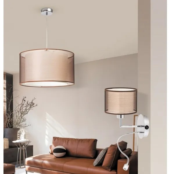 Rabalux 2629 - Nástenné svietidlo ANASTASIA E27/60W + LED/1W