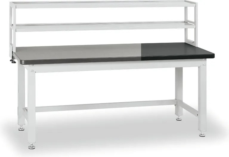 Prídavné kovové police na náradie pre stoly G4, 2 police, nosnosť 40 kg, 1500 x 300 x 450 mm