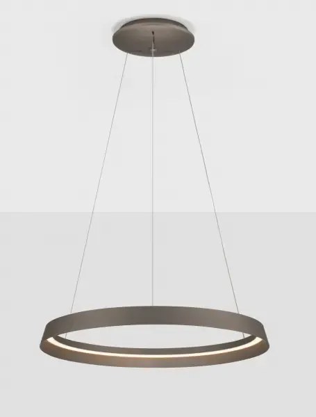 LED stmievateľný champaign hnedý moderný luster Ormi 60