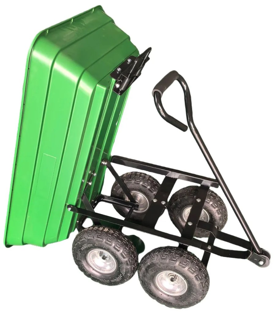 BestBerg BBGC-10G záhradný vozík / nosnosť 200 kg / zelený