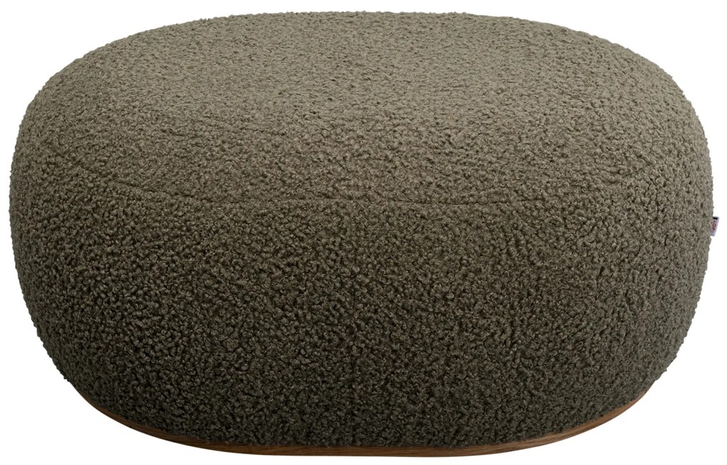 Pebble Boucle taburetka zelená
