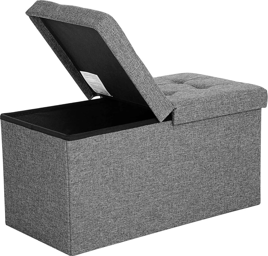 XXXLutz ÚLOŽNÝ BOX NA SEDENIE, textil, kompozitné drevo, 76/38/38 cm - Kreslá - 002543037507