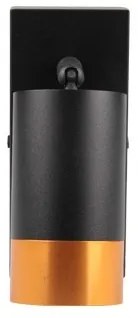 Nástenné bodové svietidlo 1xGU10/35W/230V čierna/zlatá