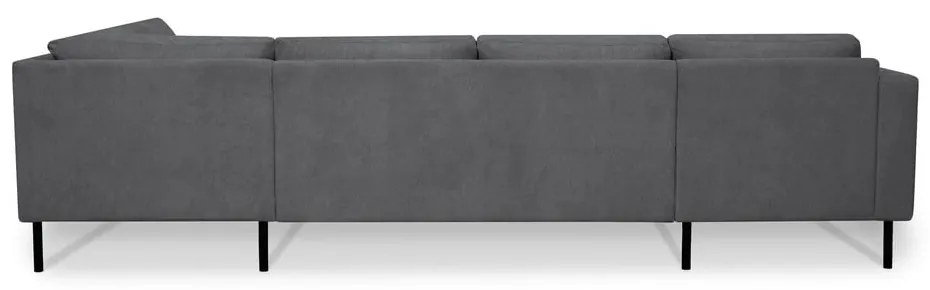 Tmavosivá rohová pohovka (pravý roh/do "U") Hero – Scandic