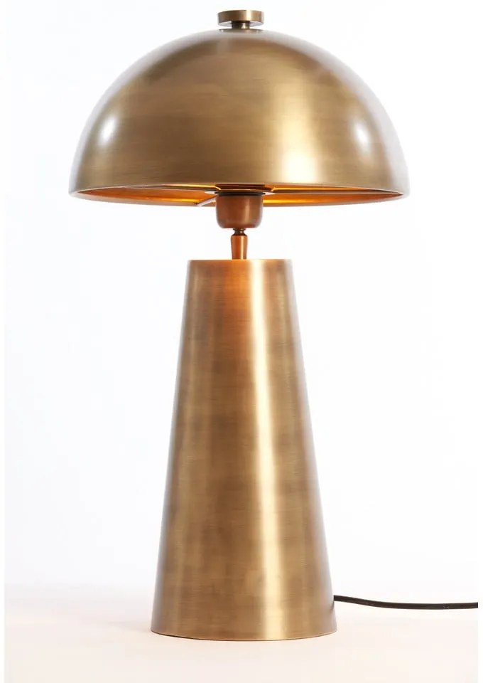Stojacia lampa v bronzovej farbe s kovovým tienidlom (výška 52 cm) Dita – Light & Living