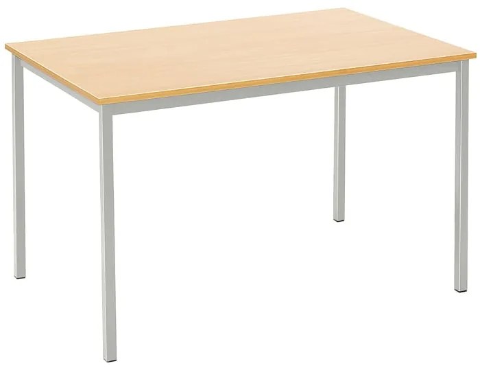 Jedálenský stôl JAMIE, 1200x800 mm, bukový laminát / šedá