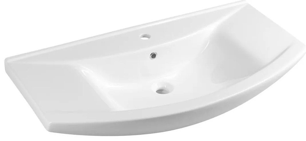 Aqualine - Zapustené umývadlo ZERO 97x51 cm keramika/biela