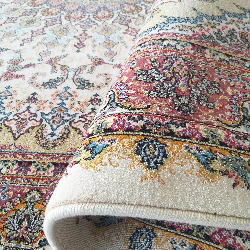 DY Prémiový koberec s exkluzívnym vzorom Pers 02 - ružová Rozmer: 150x230 cm