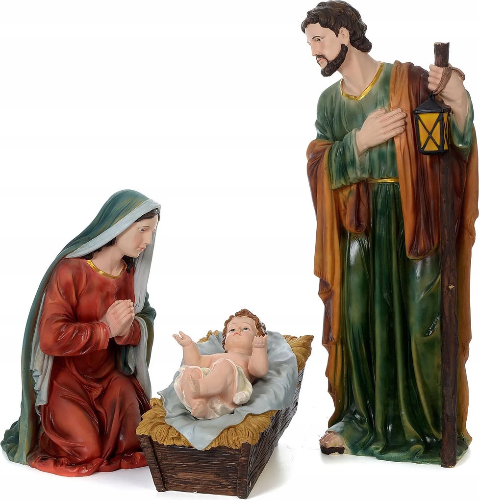 Vianočné Vianoce Vianočný Betlehem S Rodinou A Rodinným Jozefom, Výška 100 CM