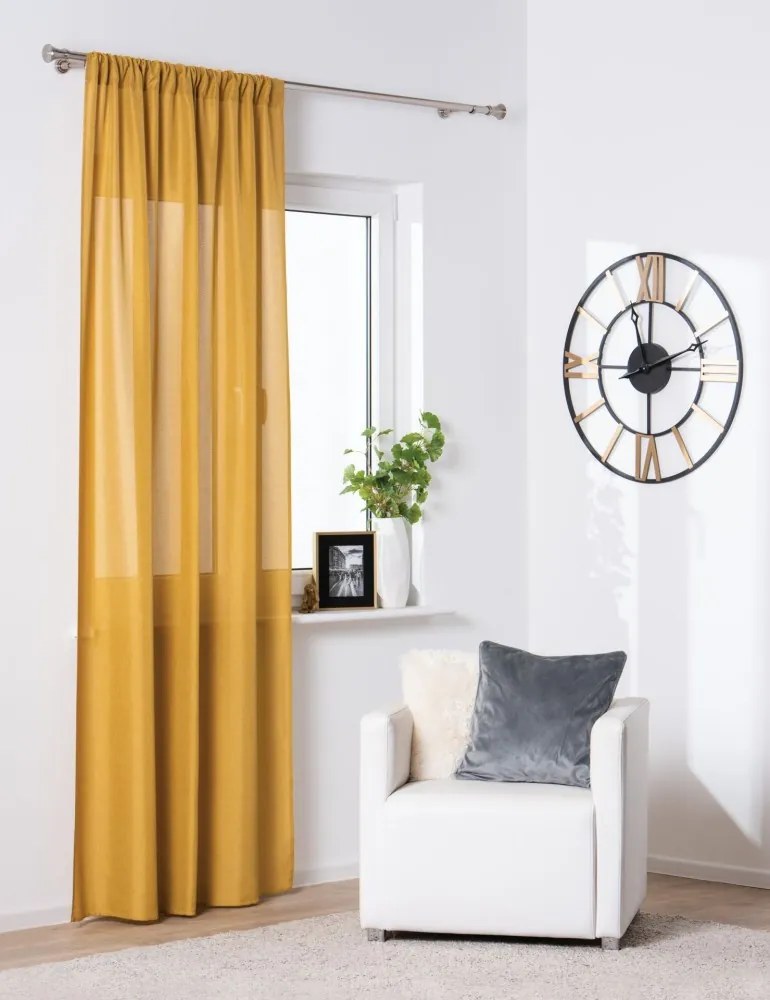 Dekoračný záves Derby 140x260 cm žltý
