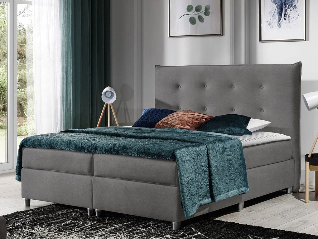 Kontinentálna posteľ Berlin, Rozmer postele: 180x200, Dostupné poťahy: Uttario Velvet 2979