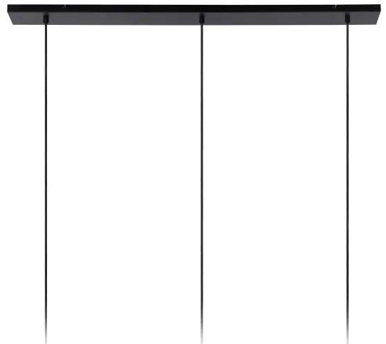 Lucide 45494/03/65 - Luster na lanku JOANET 3xE27/40W/230V čierna