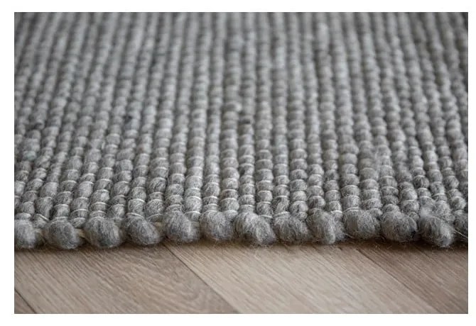 Sivý vlnený koberec 400x300 cm Auckland - Rowico