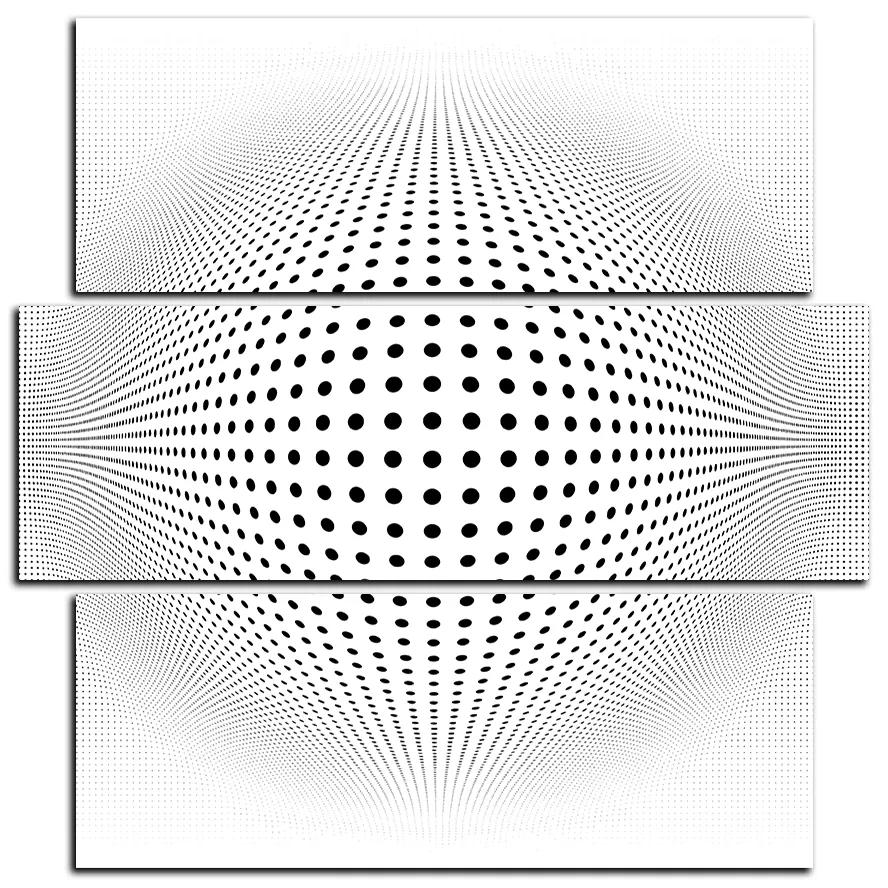 Obraz na plátne - Abstraktná geometrická sfera - štvorec 3218D (105x105 cm)