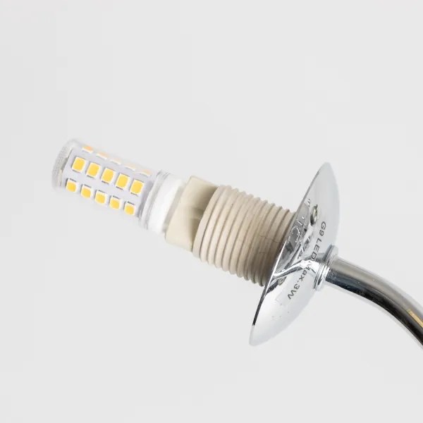 Brilagi - LED prisadený luster MISTEL 15xG9/3W/230V čierny chróm/dymové sklo