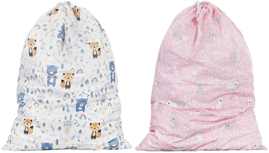 Obojstranné hniezdočko (kokon) pre bábätko - BABYMAM PREMIUM set 7v1 - Srnček a priatelia so šedou minky