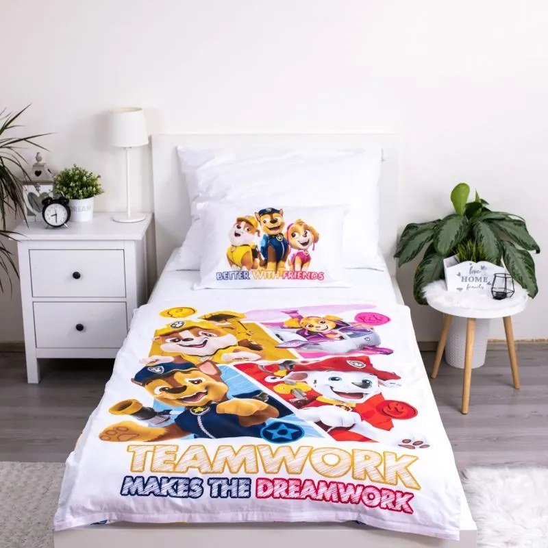 Obliečky do postieľky Paw Patrol PP498 baby, 100x135 / 40x60 cm