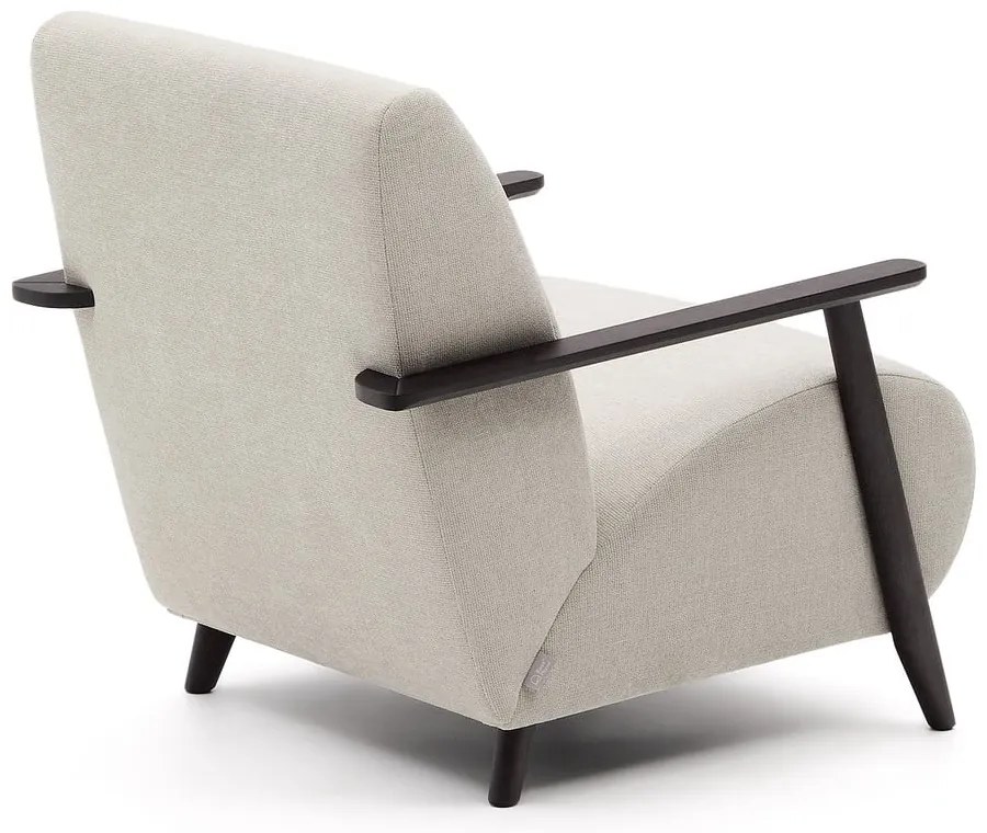 Béžové/krémové ženilkové kreslo Meghan – Kave Home