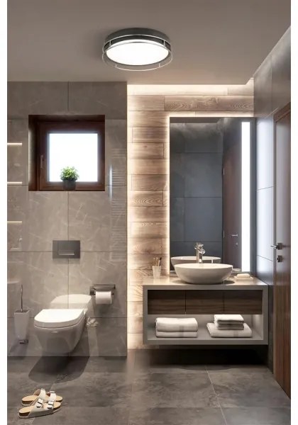 Searchlight 62012-2CC - Kúpeľňové stropné svietidlo PHEONIX 2xE14/60W/230V IP44