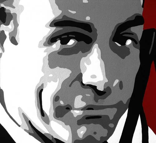Ručne maľovaný POP Art obraz James Bond | rôzne rozmery