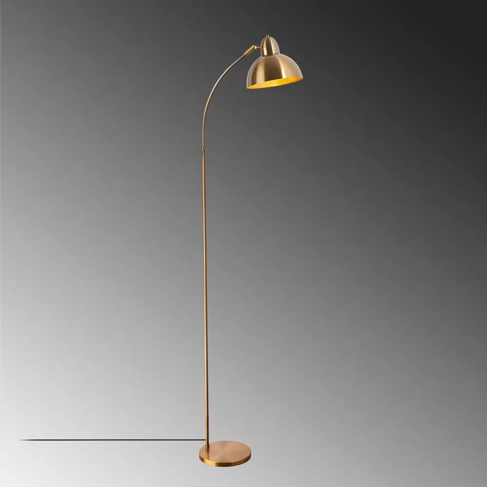 Stojacia lampa s kovovým tienidlom (výška 162 cm) Varzan – Opviq lights