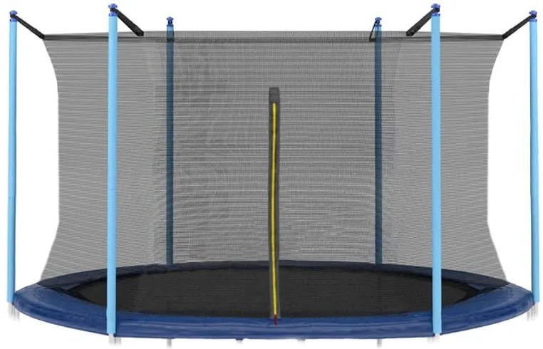 Ochranná sieť na vnútornú trampolínu (250 cm, 6 stĺpikov)