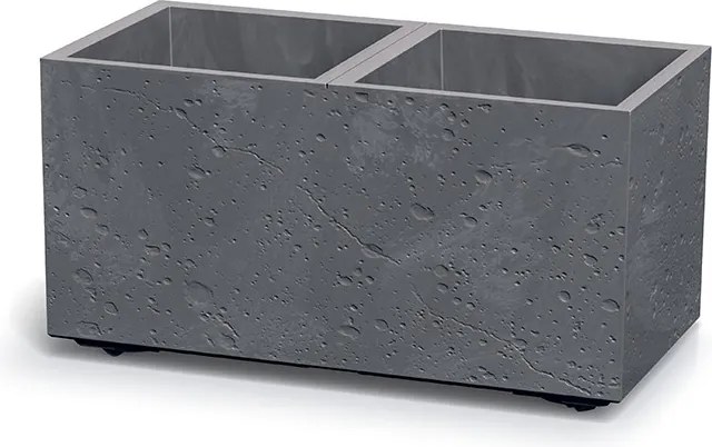 Plastový kvetináč SIERRAS BETON EFFECT marengo