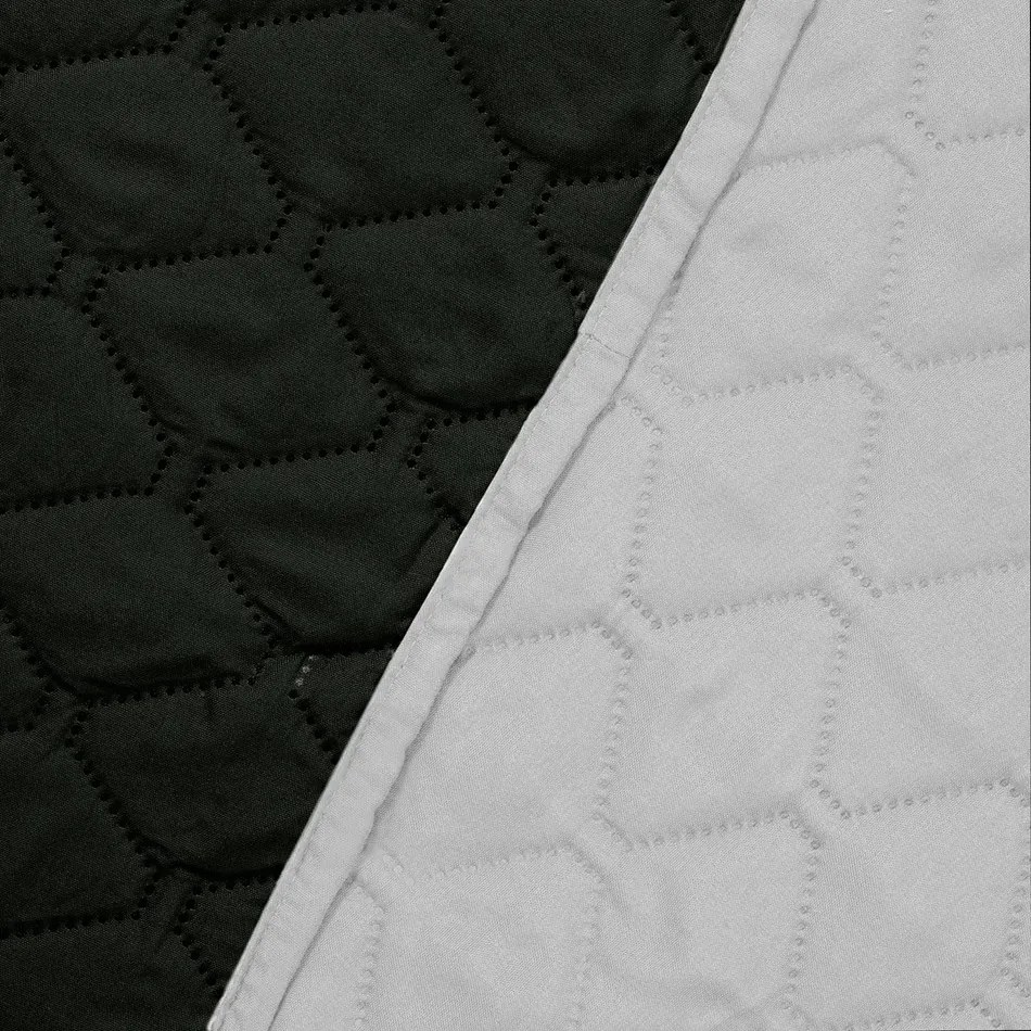 DecoKing Prehoz na posteľ Axel sivá/čierna, 170 x 210 cm, 170 x 210 cm