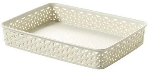 Curver Košík MY STYLE A4 krémovo biela