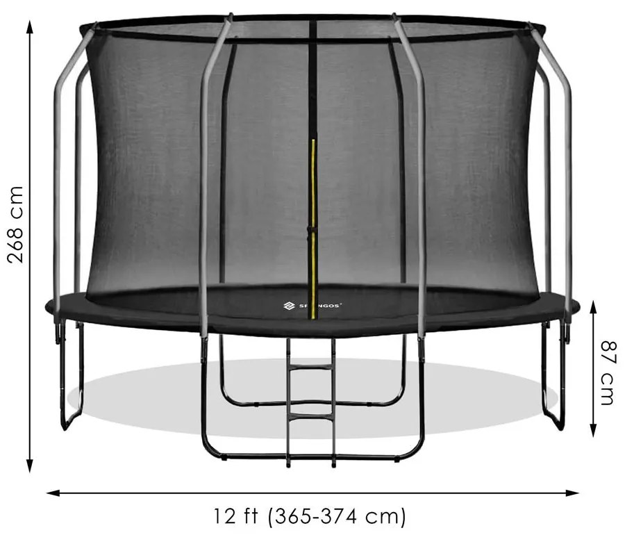 ZÁHRADNÁ TRAMPOLÍNA 374 cm 12 FT