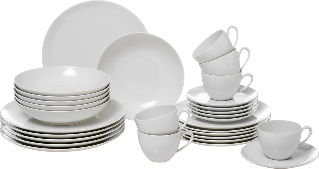 XXXLutz KOMBINOVANÝ SERVIS 30-dielne, porcelán keramika Seltmann Weiden - Jedálenské sety - 003123041702