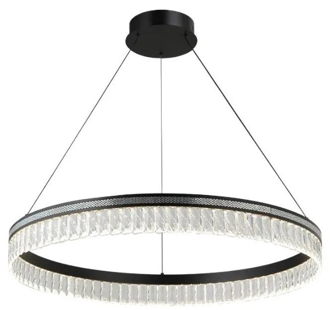 LED stmievateľný krištáľový luster na lanku THALIA LED/55W/230V 3000-6000K + DO