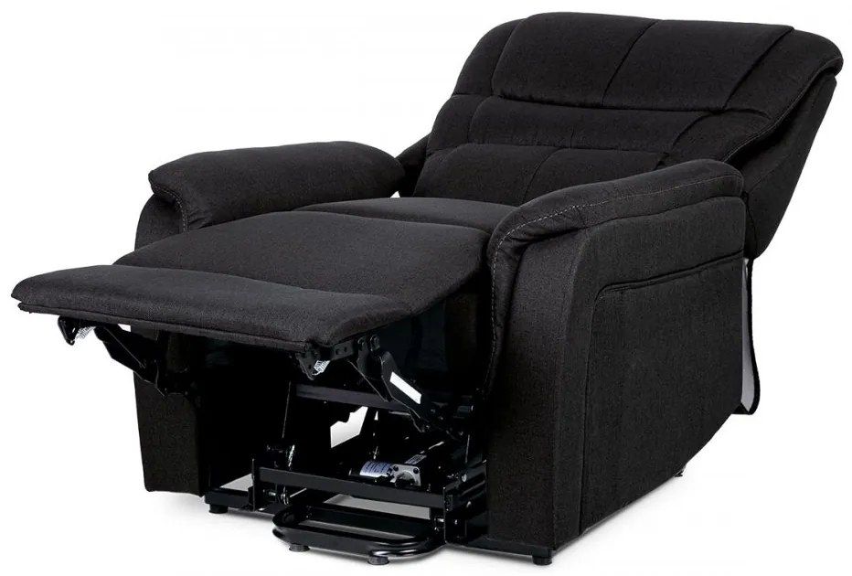 Elektrické polohovacie TV kreslo Autronic Hnědá