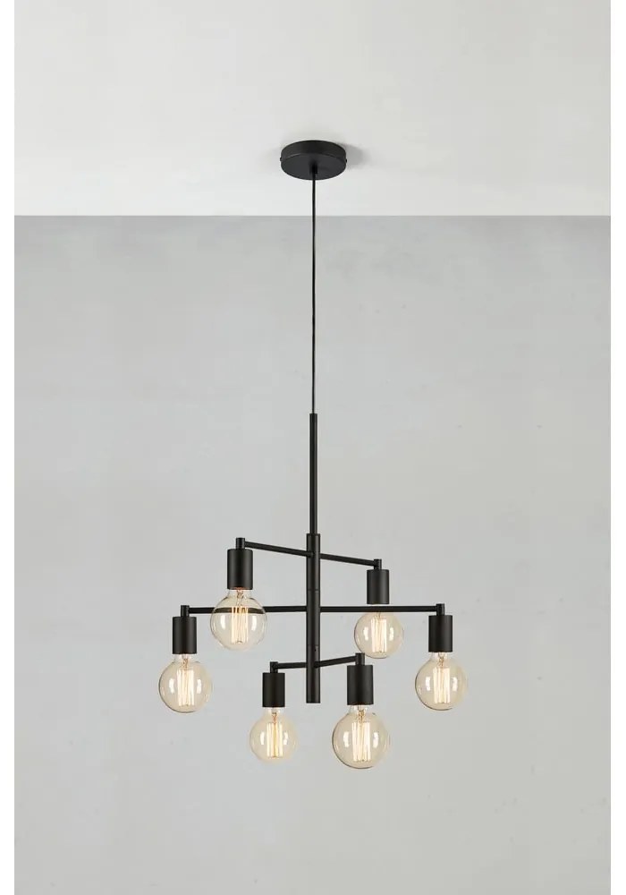 Čierne závesné svietidlo Cielo – Markslöjd