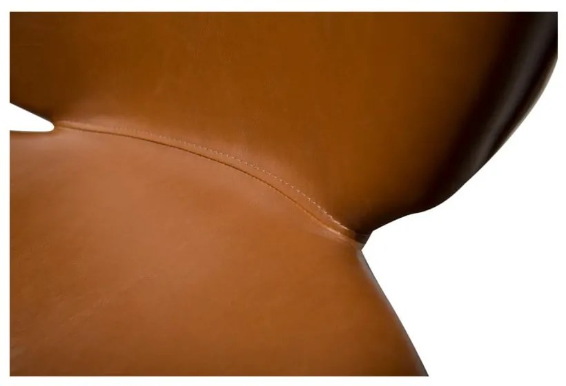 Hnedá koženková stolička DAN-FORM Denmark Cloud