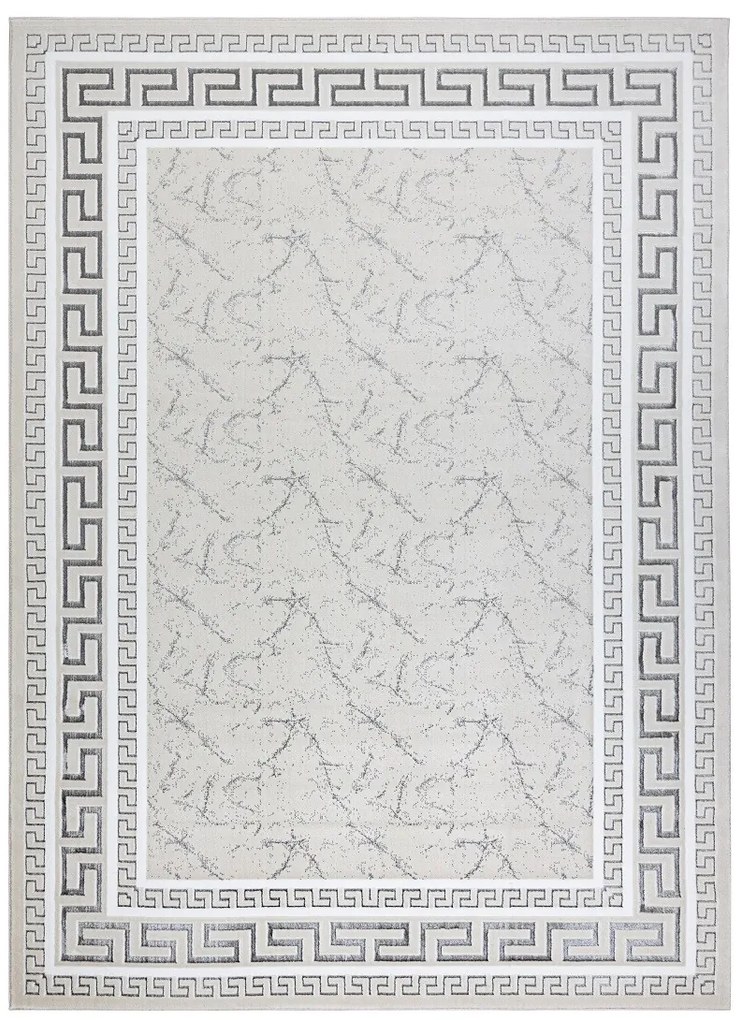 Dywany Łuszczów Kusový koberec Gloss 2813 57 greek ivory/grey - 200x290 cm