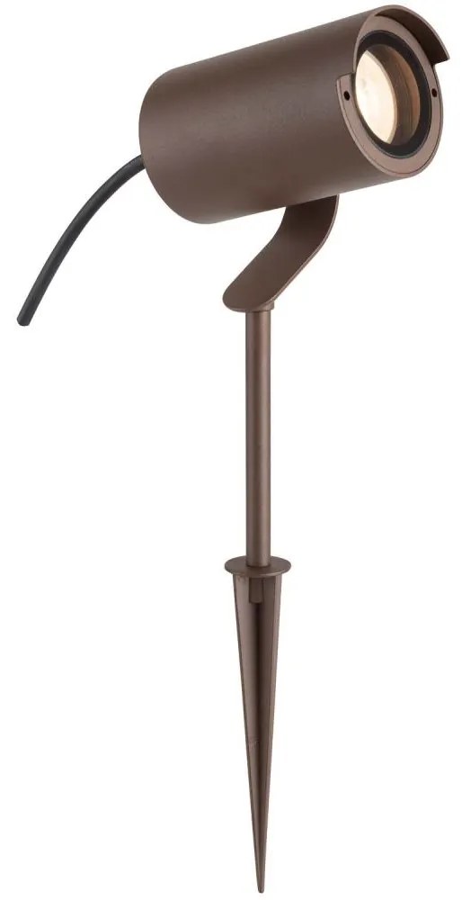 Zambelis E284 - Vonkajšia lampa 1xGU10/20W/230V IP65 hnedá