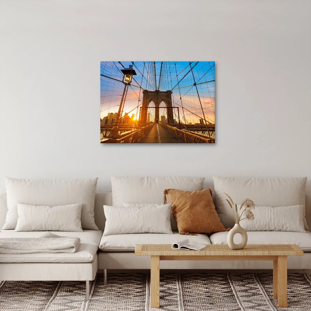 Obraz - Brooklynský most, Manhattan, New York (70x50 cm)