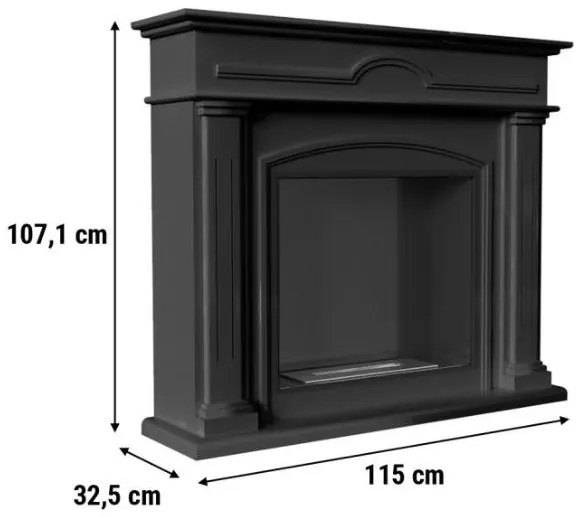 Stojaci biokrb čierny December
