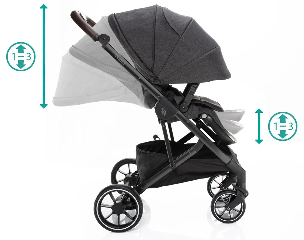 Kočík Zopa Quest Vulcan Black/Black AKCIA