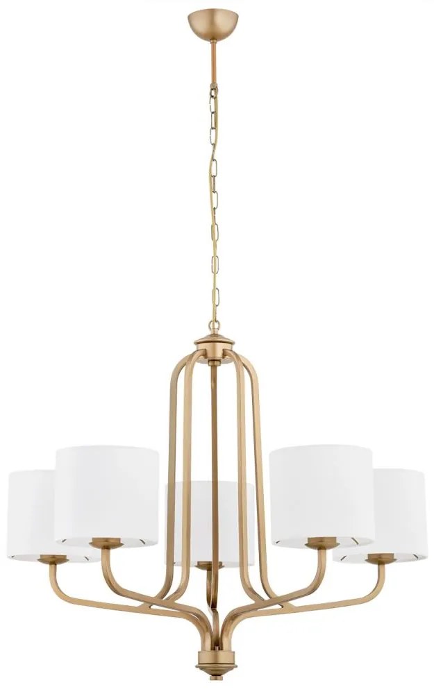 Argon 2172 - Luster na reťazi MARANELLO 5xE27/15W/230V