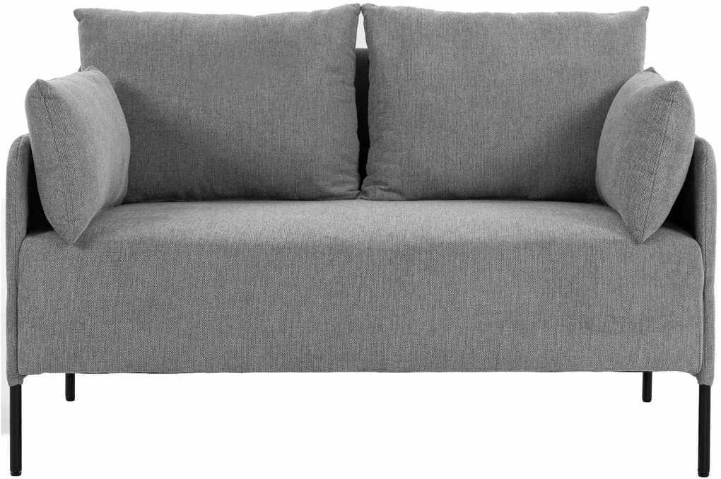 Sedačka Ziden 2-miestna látka - svetlosivá