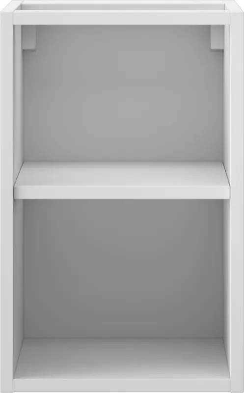 Mexen Box-A, otvorená skrinka s policou 30 cm, biela matná, 91AX2-0300-470-0-01